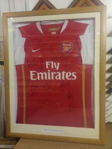 Football Team signed Shirt Arsenal